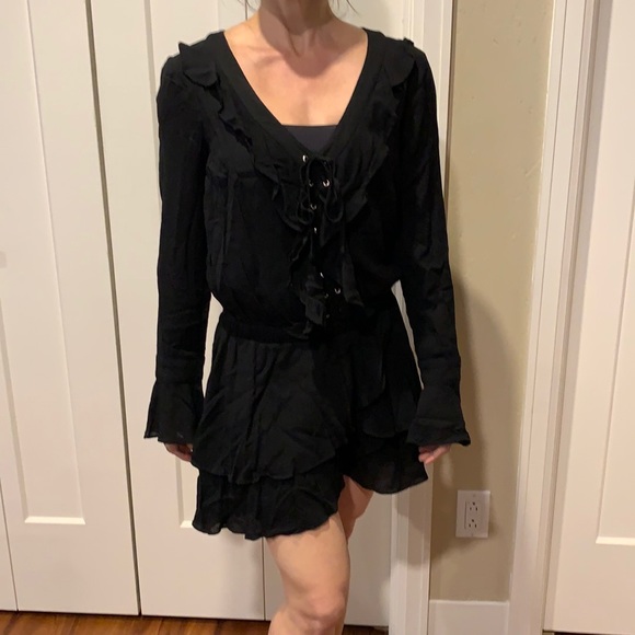 Honey Punch Black Dress - Picture 3 of 10